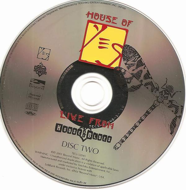 CD 2, Yes - House Of Yes - Live From House Of Blues